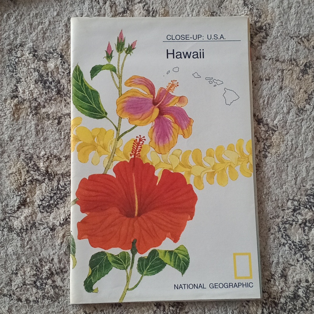 National Geographic 1976 Edition with Earthy Tones